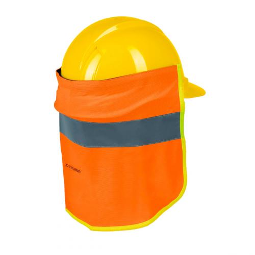 CUBRENUCA PARA CASCO NARANJA CON REFLEJANTE